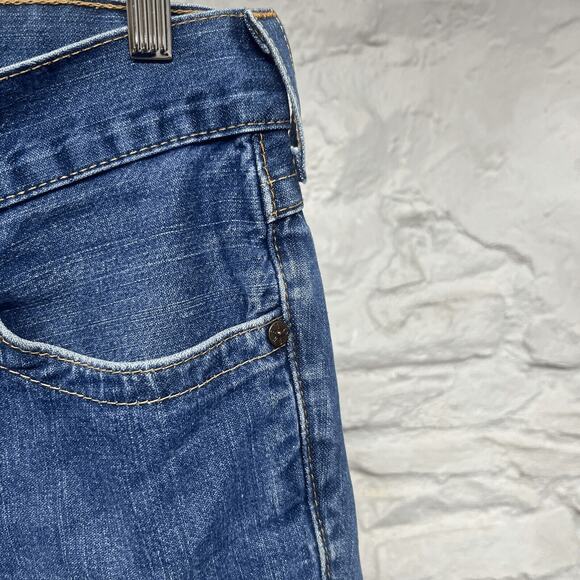 True Religion Joey Mens 32x34 Twisted Seam Boot Cut Flare Jeans (Actual 33x29) - Picture 3 of 11